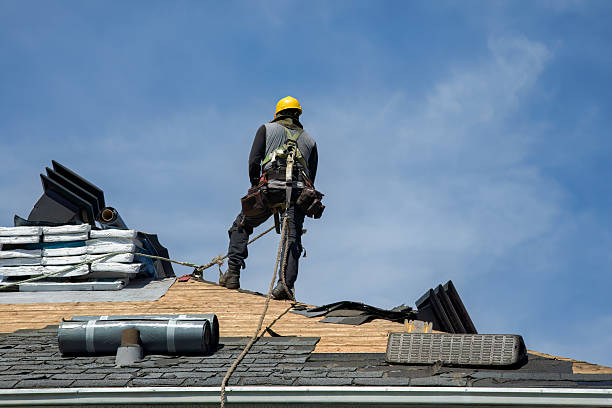 Professional Gutter Installation technician working in Masonic Home, KY